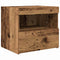 vidaXL Bedside Cabinet 2 pcs Old wood 50 x 40 x 45 cm Engineered wood