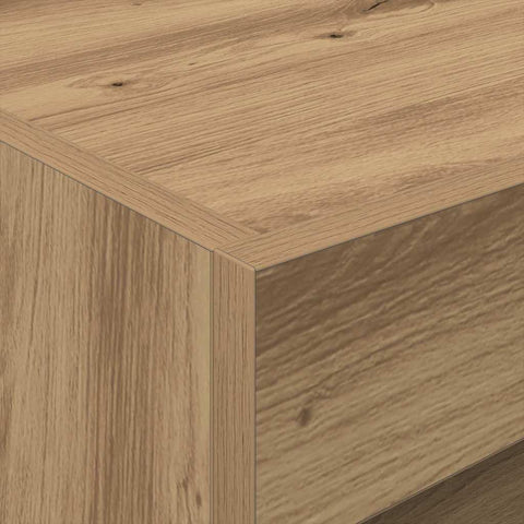 vidaXL Bedside Cabinet Artisan oak 50 x 40 x 45 cm Engineered wood