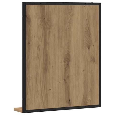 vidaXL Bathroom Mirror Artisan oak 50 x 12 x 60 cm Engineered Wood
