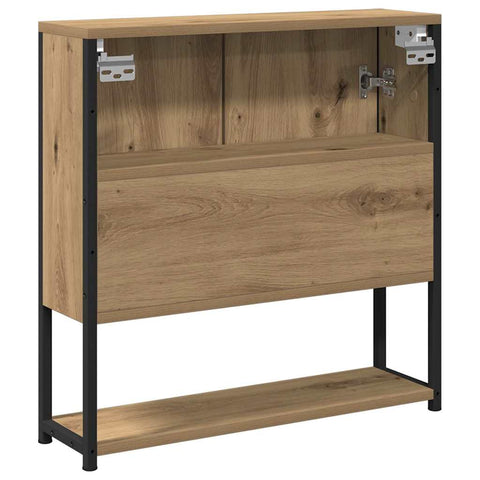 vidaXL Bathroom Mirror Cabinet with Shelf Artisan oak 60 x 16 x 60 cm