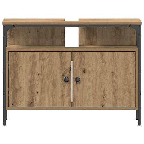 vidaXL Bathroom Sink Cabinet with Shelf Artisan oak 80 x 30 x 60 cm
