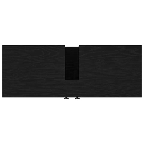 vidaXL Bathroom Sink Cabinet Black oak 80 x 30 x 60 cm Engineered Wood