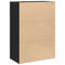 vidaXL Sideboard Black oak 60 x 31 x 84 cm Engineered wood
