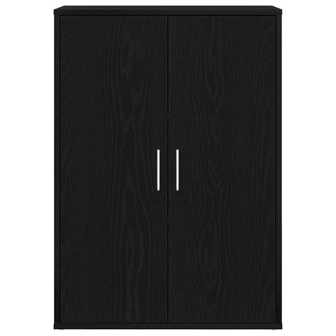 vidaXL Sideboard Black oak 60 x 31 x 84 cm Engineered wood