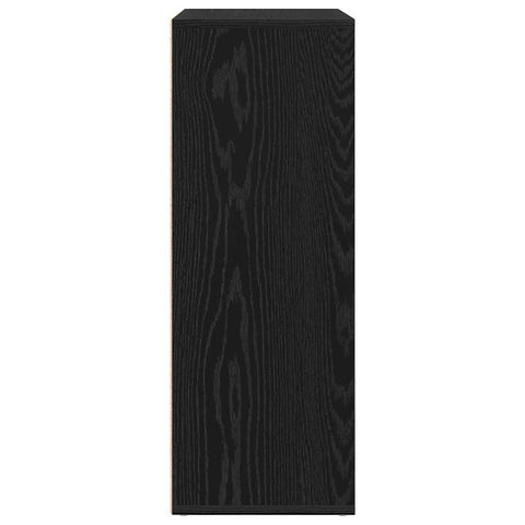 vidaXL Sideboard with Drawer Black oak 60 x 31 x 84 cm Engineered wood