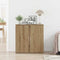 vidaXL Sideboard Artisan oak 79 x 38 x 80 cm Engineered wood