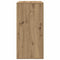 vidaXL Sideboard Artisan oak 79 x 38 x 80 cm Engineered wood