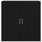 vidaXL Sideboard Black oak 79 x 38 x 80 cm Engineered wood