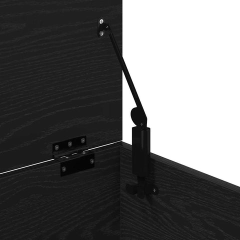 vidaXL Storage Box Black oak 60 x 42 x 46 cm Engineered Wood