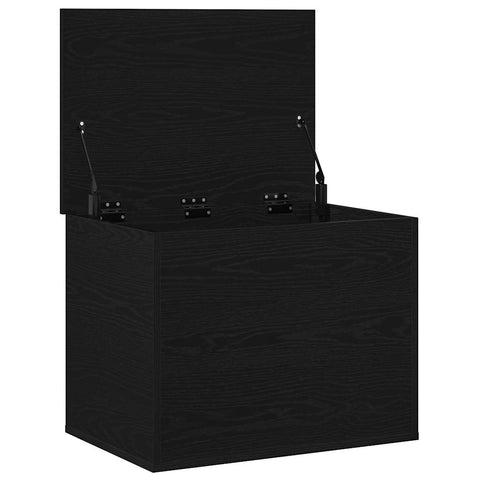 vidaXL Storage Box Black oak 60 x 42 x 46 cm Engineered Wood