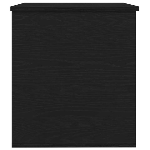 vidaXL Storage Box Black oak 60 x 42 x 46 cm Engineered Wood
