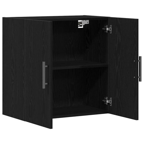 vidaXL Wall Cabinet Black oak 60 x 31 x 60 cm Engineered Wood