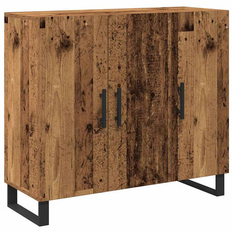 vidaXL Sideboard Old wood 90 x 34 x 80 cm Engineered wood