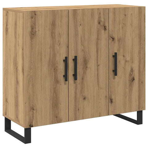 vidaXL Sideboard Artisan oak 90 x 34 x 80 cm Engineered wood
