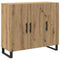 vidaXL Sideboard Artisan oak 90 x 34 x 80 cm Engineered wood