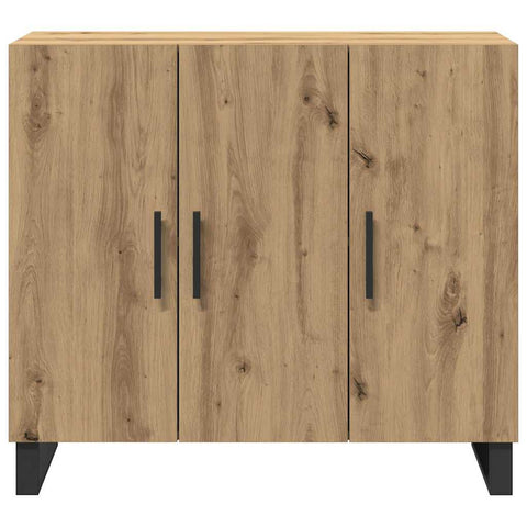 vidaXL Sideboard Artisan oak 90 x 34 x 80 cm Engineered wood