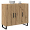 vidaXL Sideboard Artisan oak 90 x 34 x 80 cm Engineered wood