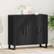 vidaXL Sideboard Black oak 90 x 34 x 80 cm Engineered wood