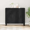 vidaXL Sideboard Black oak 90 x 34 x 80 cm Engineered wood