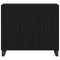 vidaXL Sideboard Black oak 90 x 34 x 80 cm Engineered wood