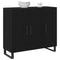 vidaXL Sideboard Black oak 90 x 34 x 80 cm Engineered wood