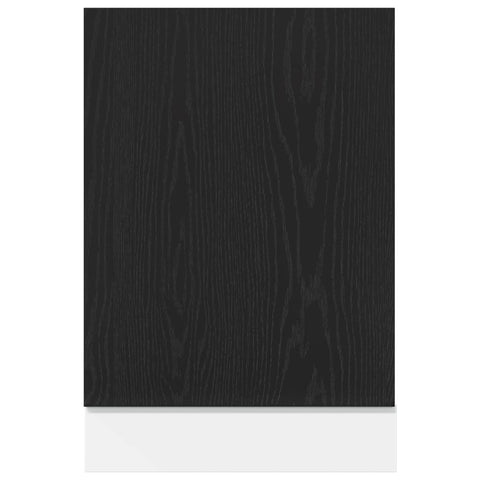 vidaXL Dishwasher Panel Lyon Black Oak 45x1.5x67 cm Engineered Wood