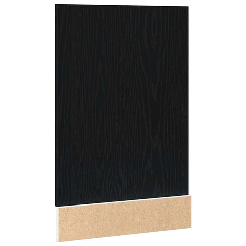 vidaXL Dishwasher Panel Lyon Black Oak 45x1.5x67 cm Engineered Wood