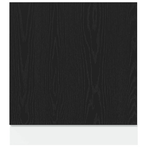 vidaXL Dishwasher Panel Lyon Black Oak 60x1.5x67 cm Engineered Wood