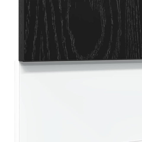 vidaXL Dishwasher Panel Lyon Black Oak 60x1.5x67 cm Engineered Wood