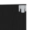 vidaXL Headboard Black oak 120 x 1,5 x 80 cm Engineered Wood