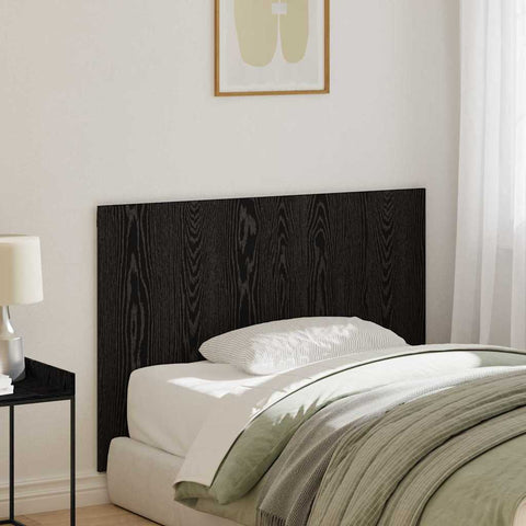vidaXL Headboard Black oak 120 x 1,5 x 80 cm Engineered Wood