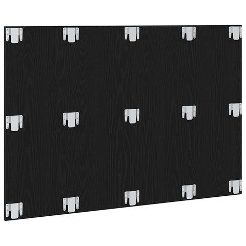 vidaXL Headboard Black oak 120 x 1,5 x 80 cm Engineered Wood