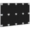 vidaXL Headboard Black oak 120 x 1,5 x 80 cm Engineered Wood