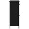 vidaXL Sideboard with Drawer Black oak 70 x 30 x 80 cm Engineered wood