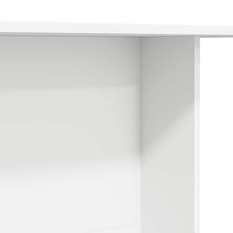 vidaXL Dining Table White 110 x 60 x 75 cm Engineered wood