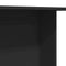 vidaXL Dining Table Black 110 x 60 x 75 cm Engineered wood