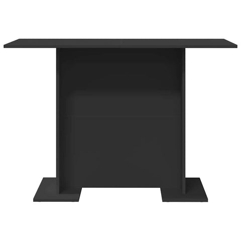 vidaXL Dining Table Black 110 x 60 x 75 cm Engineered wood