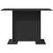vidaXL Dining Table Black 110 x 60 x 75 cm Engineered wood