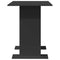 vidaXL Dining Table Black 110 x 60 x 75 cm Engineered wood