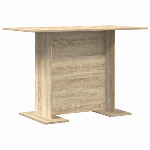 vidaXL Dining Table Sonoma oak 110 x 60 x 75 cm Engineered wood