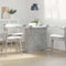 vidaXL Dining Table Concrete grey 110 x 60 x 75 cm Engineered wood