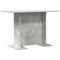 vidaXL Dining Table Concrete grey 110 x 60 x 75 cm Engineered wood