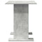 vidaXL Dining Table Concrete grey 110 x 60 x 75 cm Engineered wood