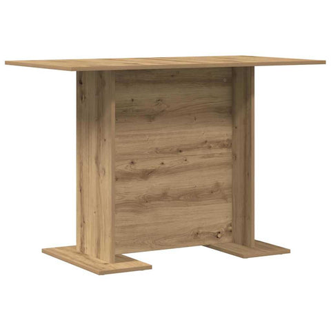 vidaXL Dining Table Artisan oak 110 x 60 x 75 cm Engineered wood