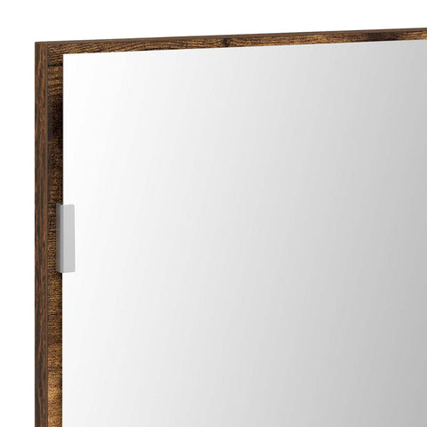 vidaXL Bathroom Mirror Brown 80 x 8.5 x 37 cm Engineered Wood