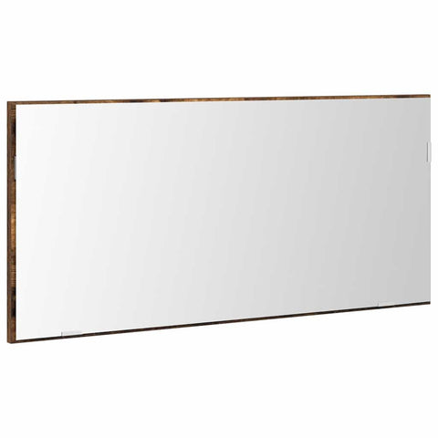 vidaXL Bathroom Mirror Brown 80 x 8.5 x 37 cm Engineered Wood
