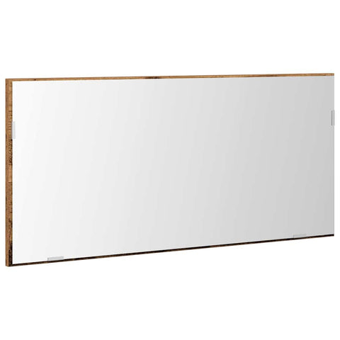 vidaXL Bathroom Mirror Old wood 80 x 8.5 x 37 cm Engineered Wood