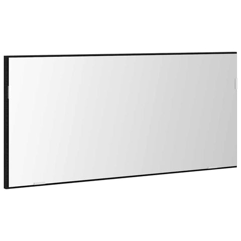vidaXL Bathroom Mirror Black oak 80 x 8.5 x 37 cm Engineered Wood