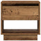 vidaXL Nightstand with Drawer Old wood 45 x 34 x 44 cm Engineered wood