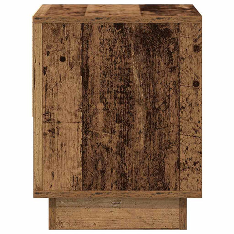 vidaXL Nightstand with Drawer Old wood 45 x 34 x 44 cm Engineered wood